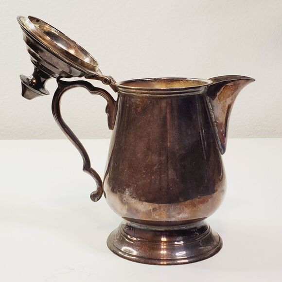 Vintage Victorian Silver Sugar Bowl and Creamer Set Decorative - Picture 13 of 16